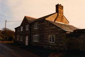 Bridge House, in the centre of the village